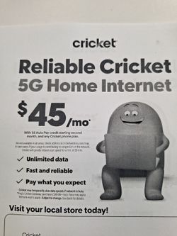 Cricket home internet