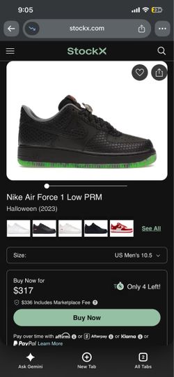 Nike Air Force 1 Halloween Low-Top Sneakers