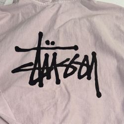 Stussy Hoodie Pink Size L