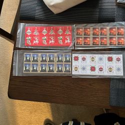 Christmas postage stamps 100 for $35