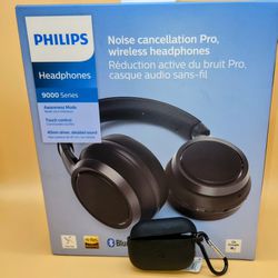 Philips H9505BK Over Ear Wireless Headphones Active Noise Canceling FRE/ITEM W/P