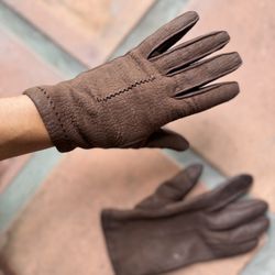 Vintage Women's 7.5 Leather Fashion Gloves