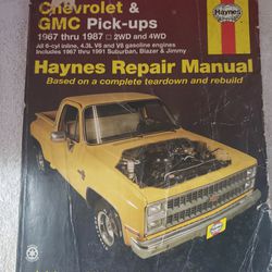 Haynes Chevrolet & GMC Pick-ups Manual 