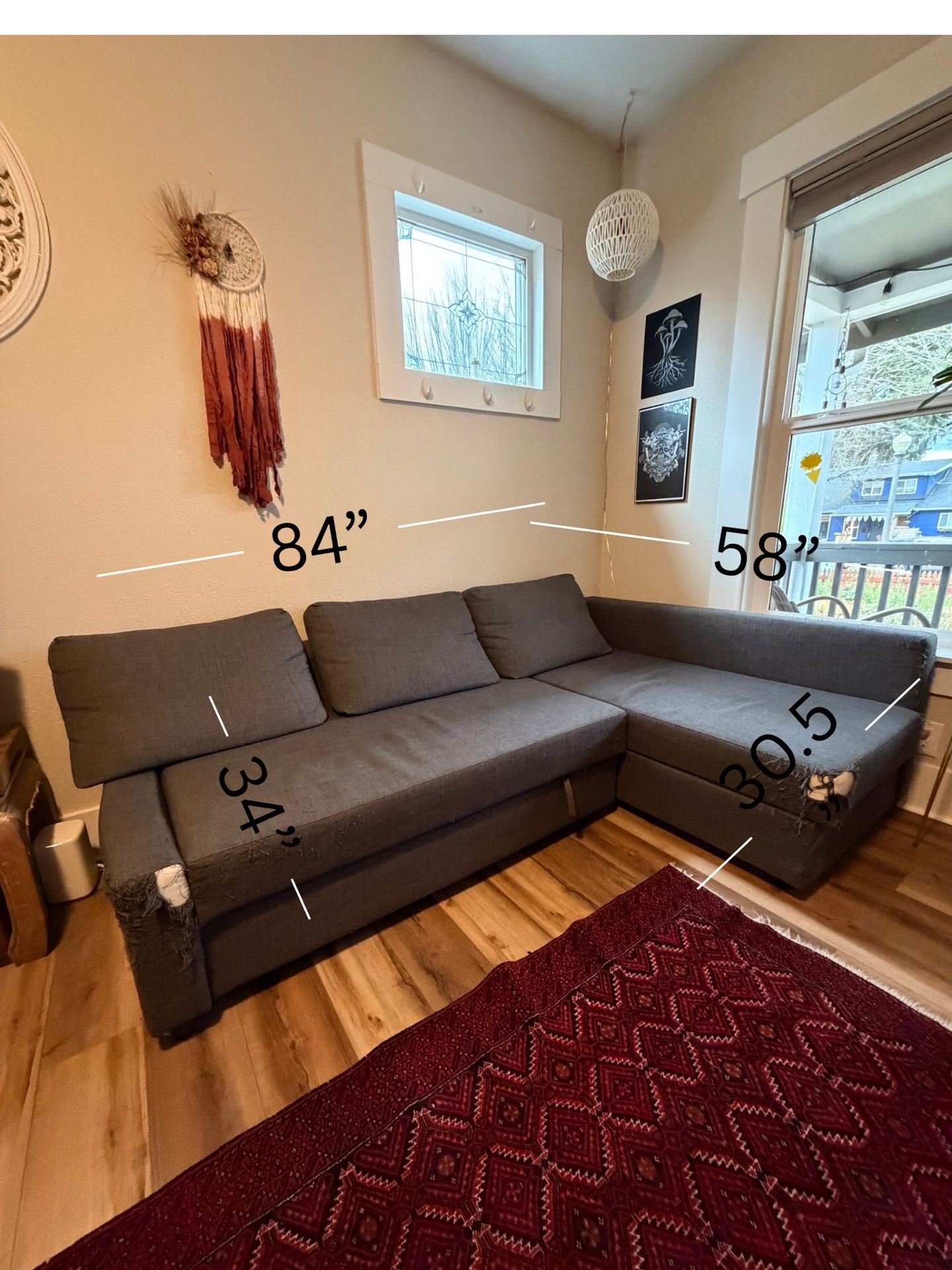 FREE Couch With Storage And Pull Out Bed