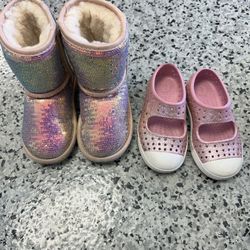 Toddler Girl Shows Boots Size 7