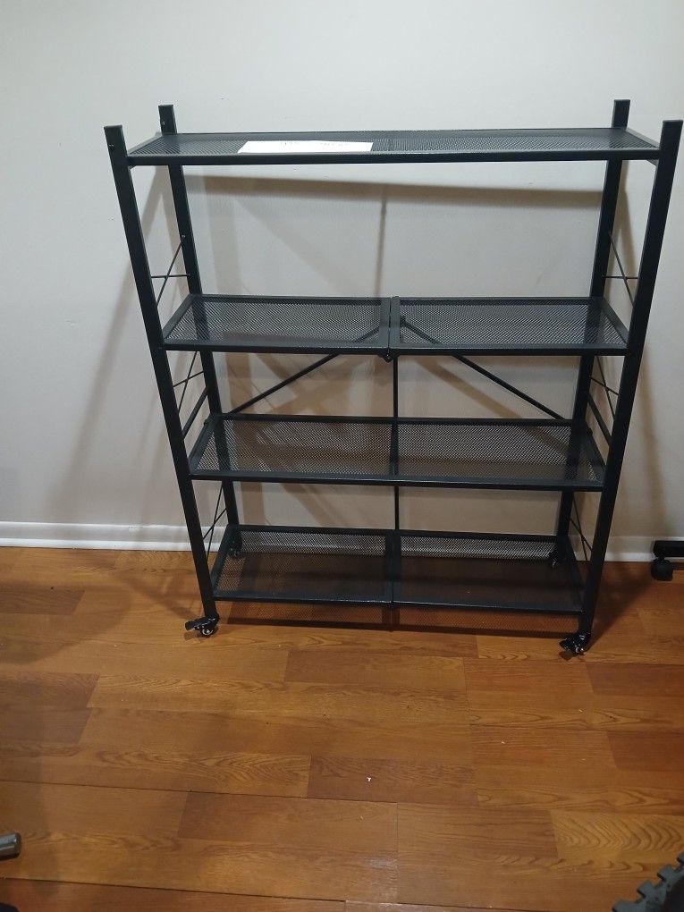 Mobile 4 Shelf Unit