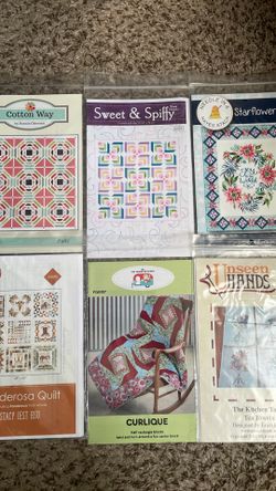 Assorted quilt patterns, 30 packages