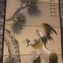 Super cool Chinese multi panel painting 