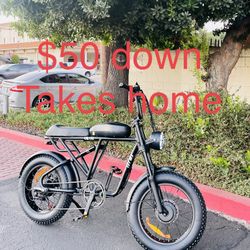 🤑💰50 Down ⚡️🚴All Wheel Drive Electric Ebike 35 Mph New !👋🚴‍♂️
