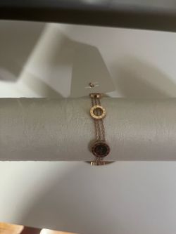Gold Tone Rhinestone Bracelet
