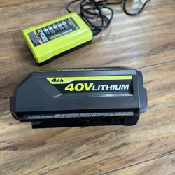 Ryobi Battery 4Ah 40V