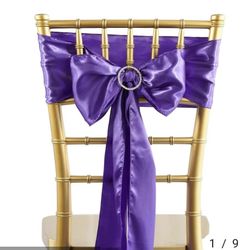 Satin Chair Sashes 