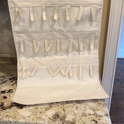 Canvas Jewelry Holder 