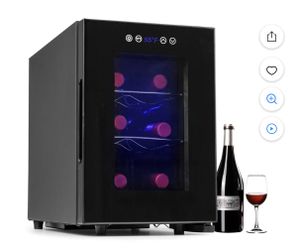 Portable 6-Bottle Wine Cooler, Drink refrigerator