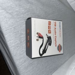 USB Audio Capture Card Grabber for Vinyl Cassette Tapes to Digital MP3 Converter