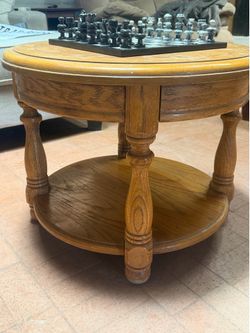 Solid oak table