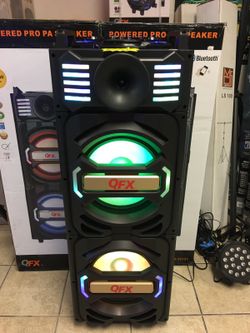 QFX big bass speakers 🔊 5000 watts