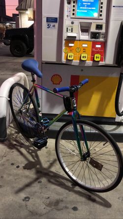 Non Stock Oil Slick Golden Cycle Fixie Forsale Or Trades