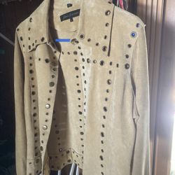 Suede Two-Piece Skirt Set