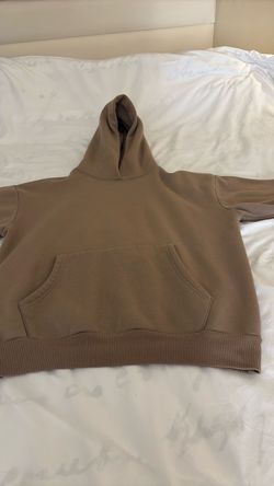 Brown Pullover Hoodie Sweatshirt