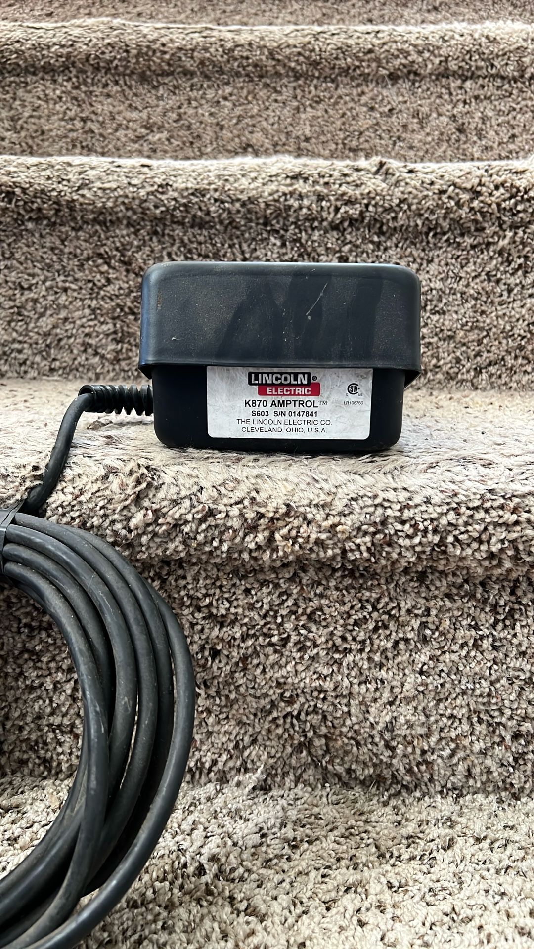 Lincoln 6-Pin Foot Amptrol Foot Pedal - K870