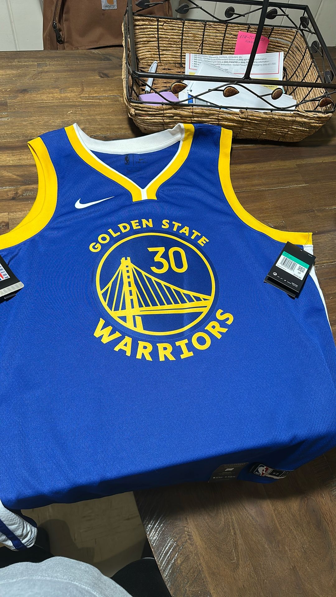 Warriors Steph Curry Jersey XL