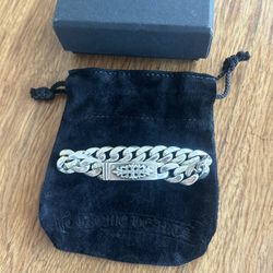 Chrome Hearts Diamond ID Bracelet