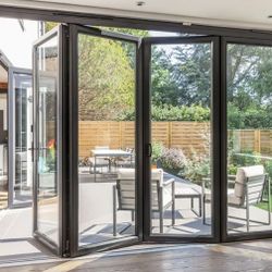 Aluminum Bi-Folding Patio Doors