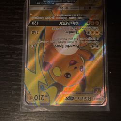 Pokémon Card Raichu Gx