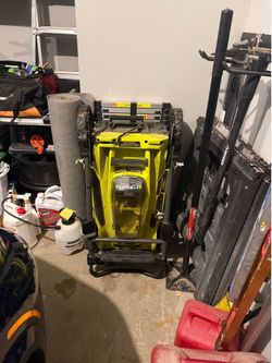Ryobi battery powered lawnmower