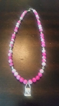 1 of a kind handmade necklace (purse)