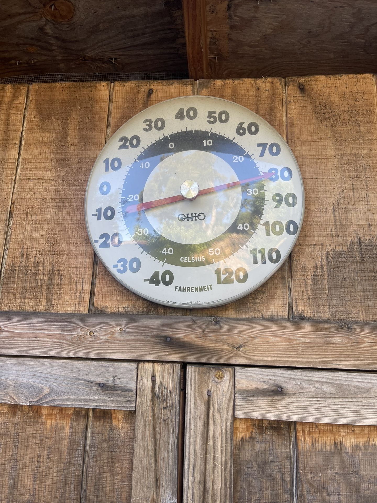 Ohio Thermometer Company ~18” Vintage Made in USA