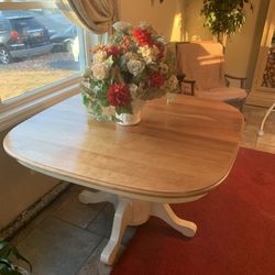 Kitchen Table Solid Cherry Wood Top