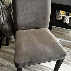 6 DINING CHAIRS / Sandstone color set