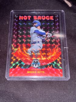 Mookie betts hot sauce refractor panini mosaic