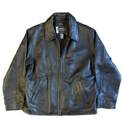 Eddie bauer legend leather cheap jacket