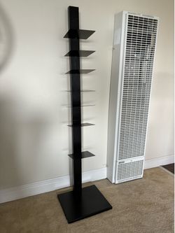 Black Tower Bookcase/Media Stand