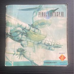 Final Fantasy 7 Original Manual Only 
