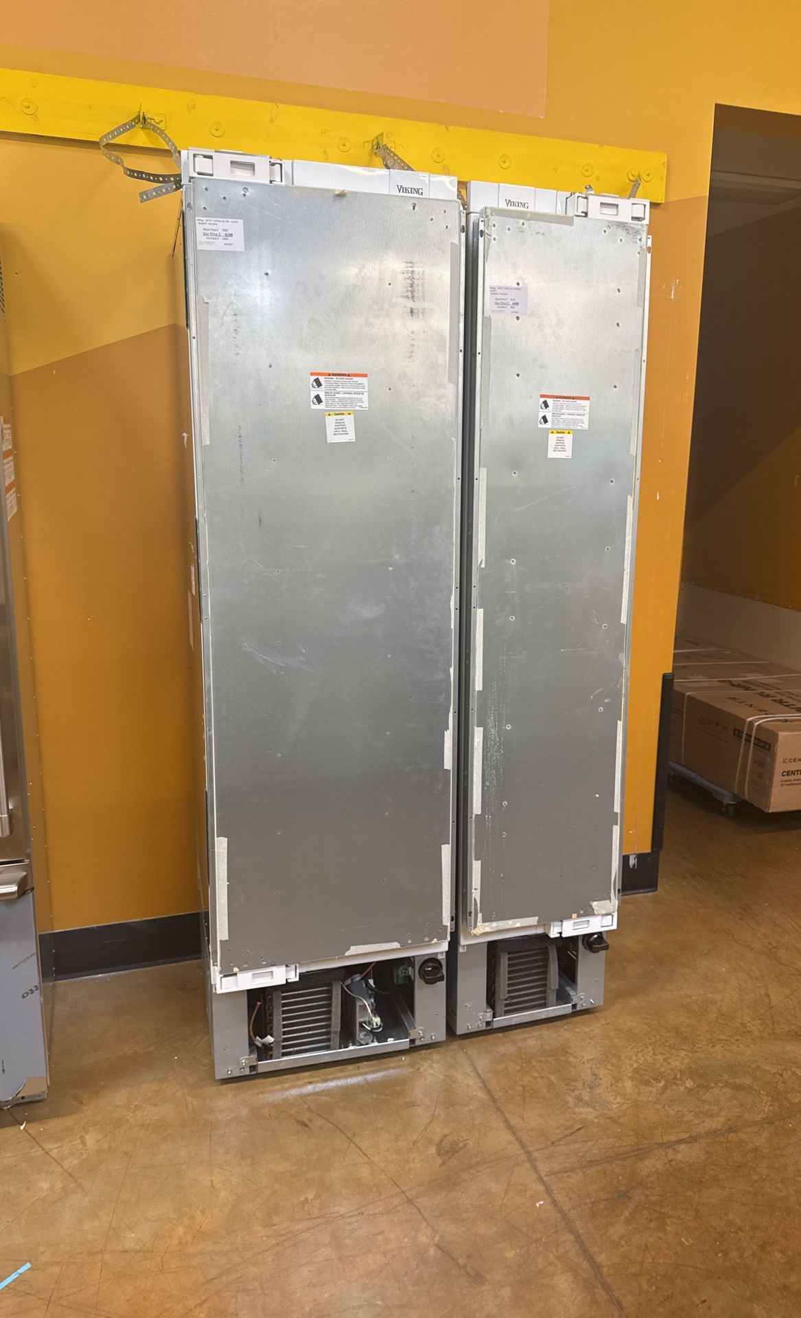 Viking 42” panel ready refrigerator built in