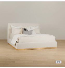 King size bed with mattress