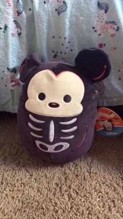 Disney Mickey Mouse Halloween Skeleton Squishmallow