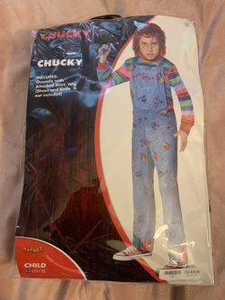 Kids Chucky Halloween Costume With Wig
