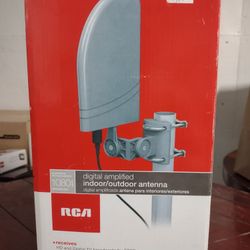 RCA AMPLIFIED INDOOR OUTDOOR 1080P HDTV ANTENNA NEW
