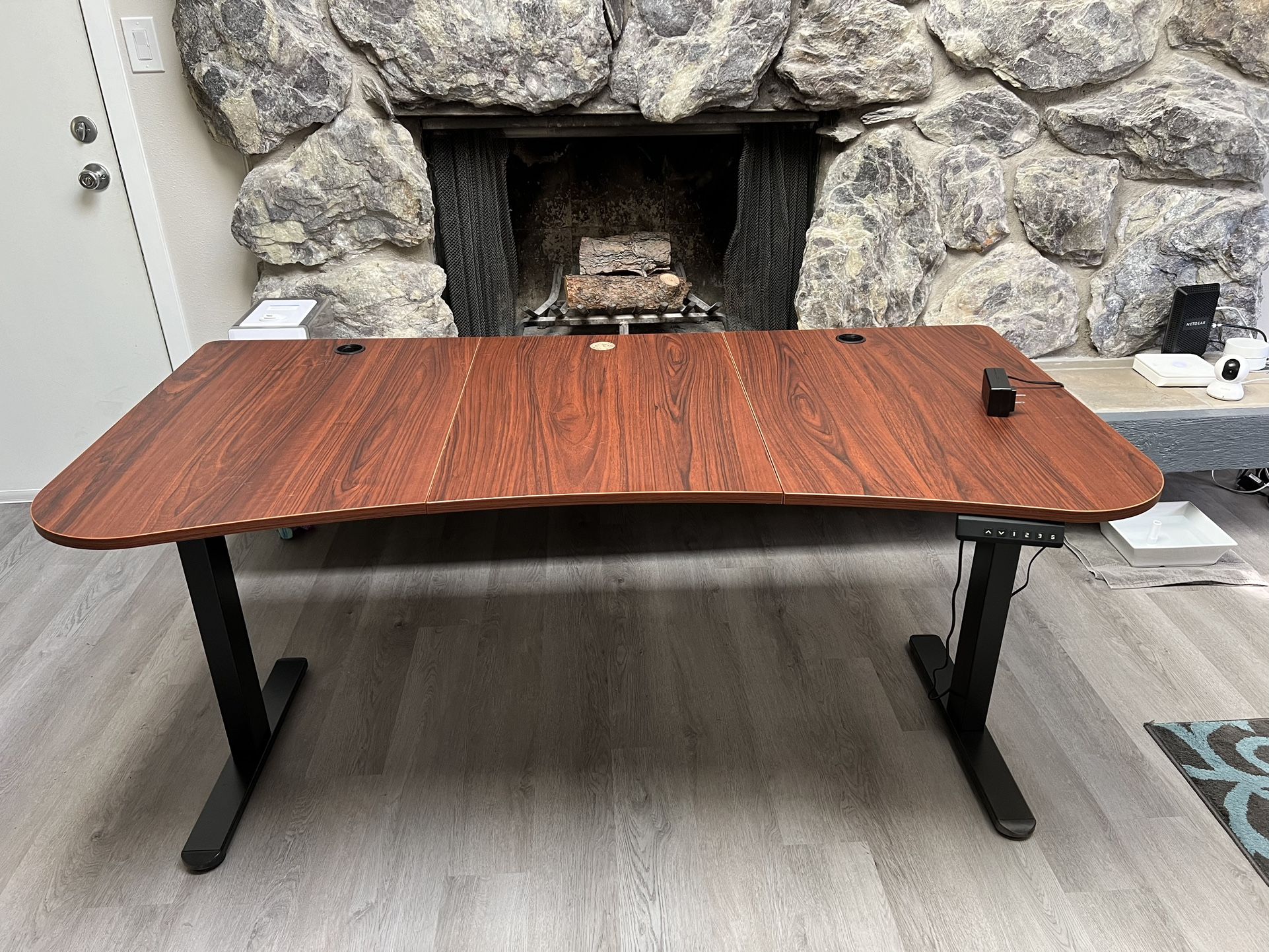 VIVO Electric Height Adjustable 63x32 Stand Up Desk