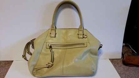 ELLIOTT LUCCA Yellow Leather Medium Purse