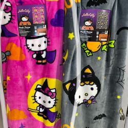Halloween Hello Kitty Blankets