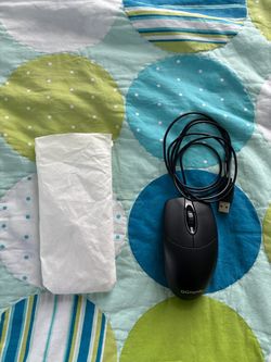Wired Black Mouse