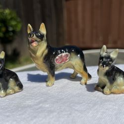 Vintage Ceramic/bone China Sheppards Set Of 3