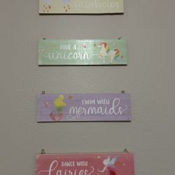 Wall Decor for Little Girls Room
