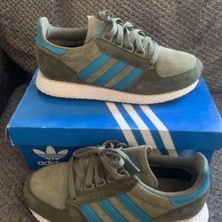 adidas originals Forest Grove 'Raw Khaki Teal' EE8970